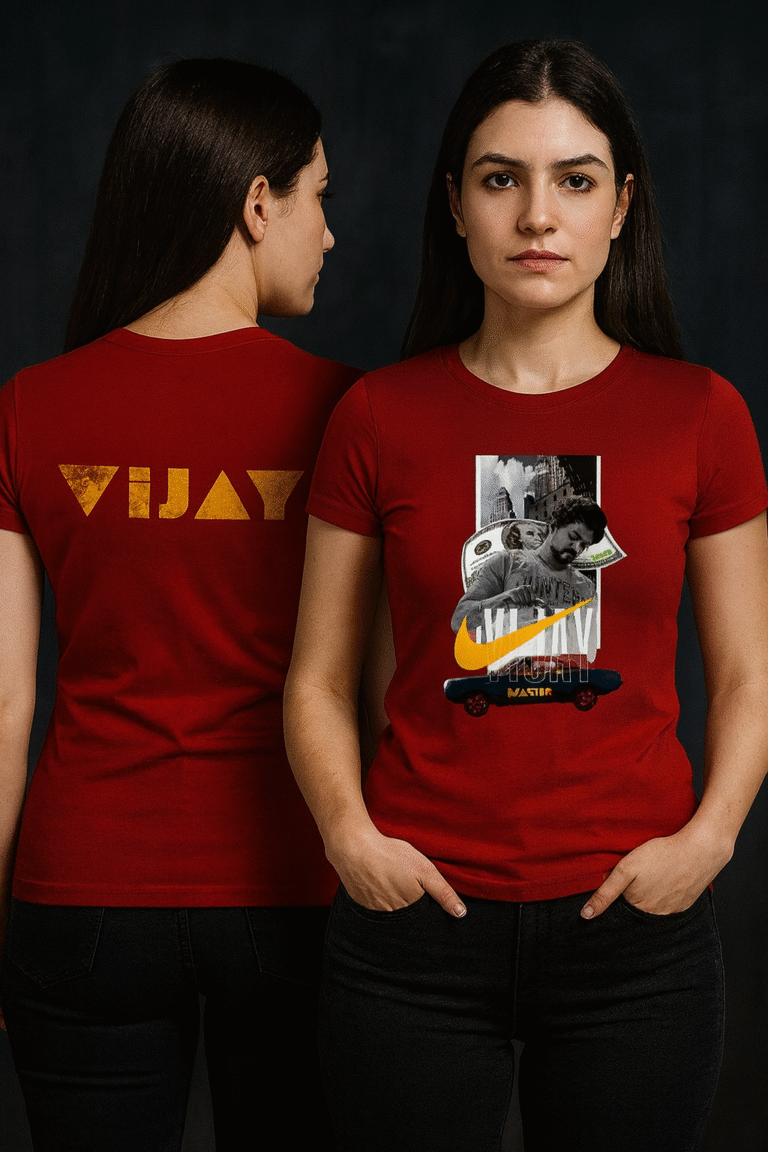 Master Fanboy (Front | Back Print) | Thalapathy Trends | Unisex Stretch T-shirt