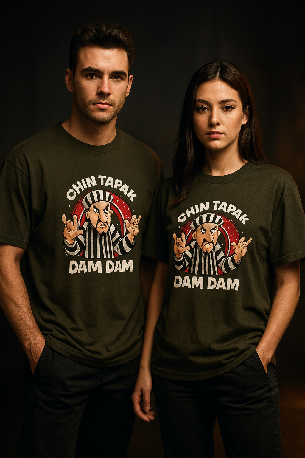 Chin dabak dam dam | Unisex Oversized Classic T-Shirt