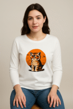 Chill Kitty | Women's Long Sleeve Tee