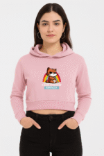 i Hate Everyone | Female Cropped Hoodie