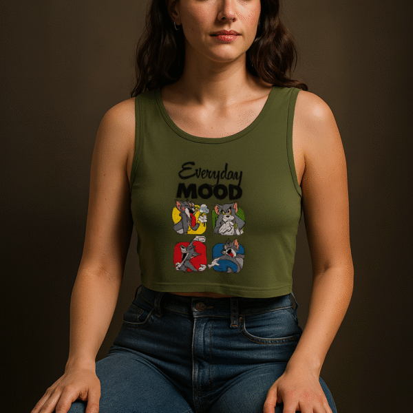 Everyday Mood | Tom and Jerry | Crop Tank