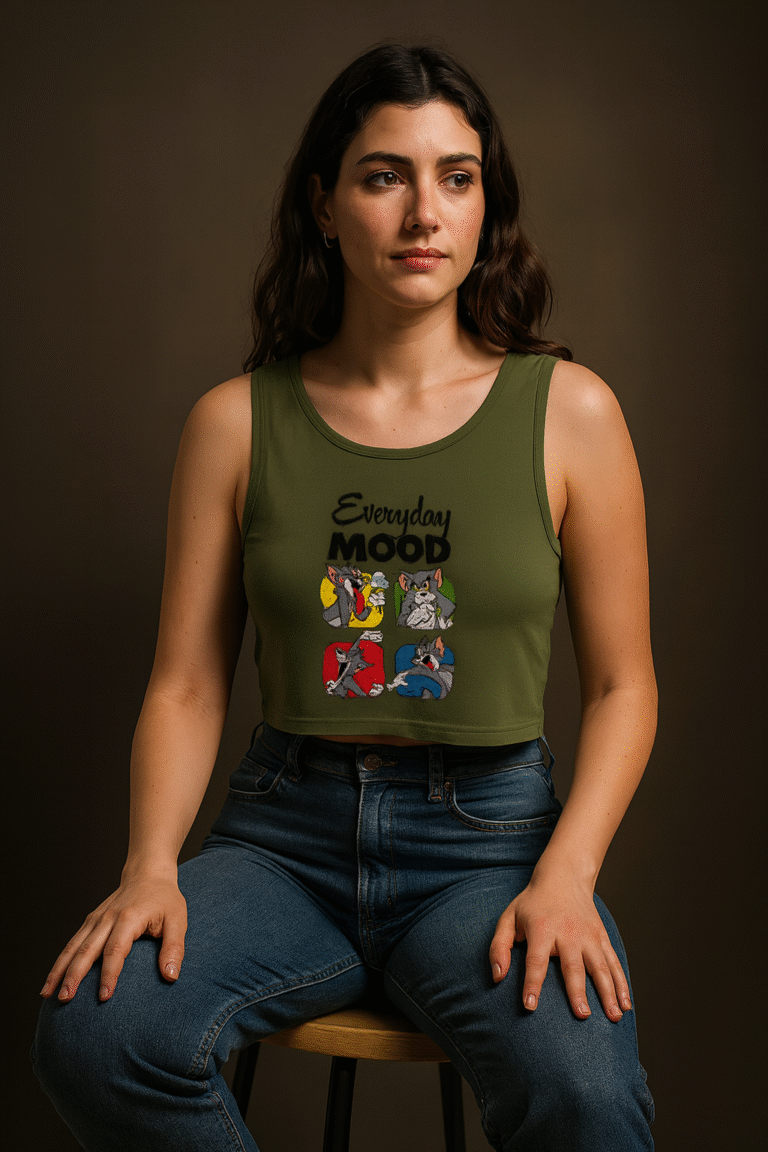 Everyday Mood | Tom and Jerry | Crop Tank