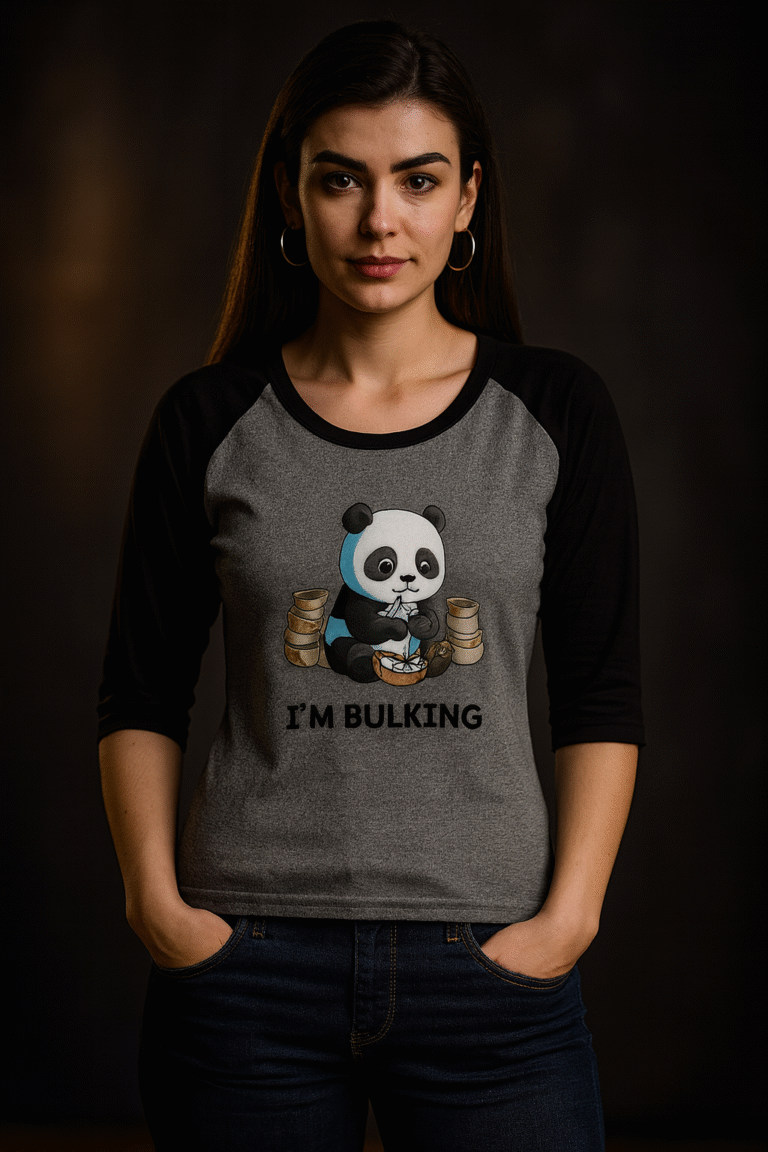 I am Bulking | Women's Raglan T-Shirt