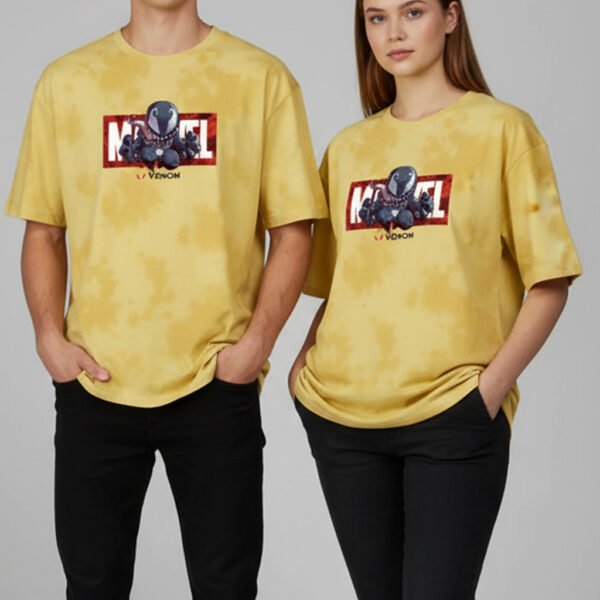 Venom - Marvel | Unisex Tie Dye Oversized T-Shirt