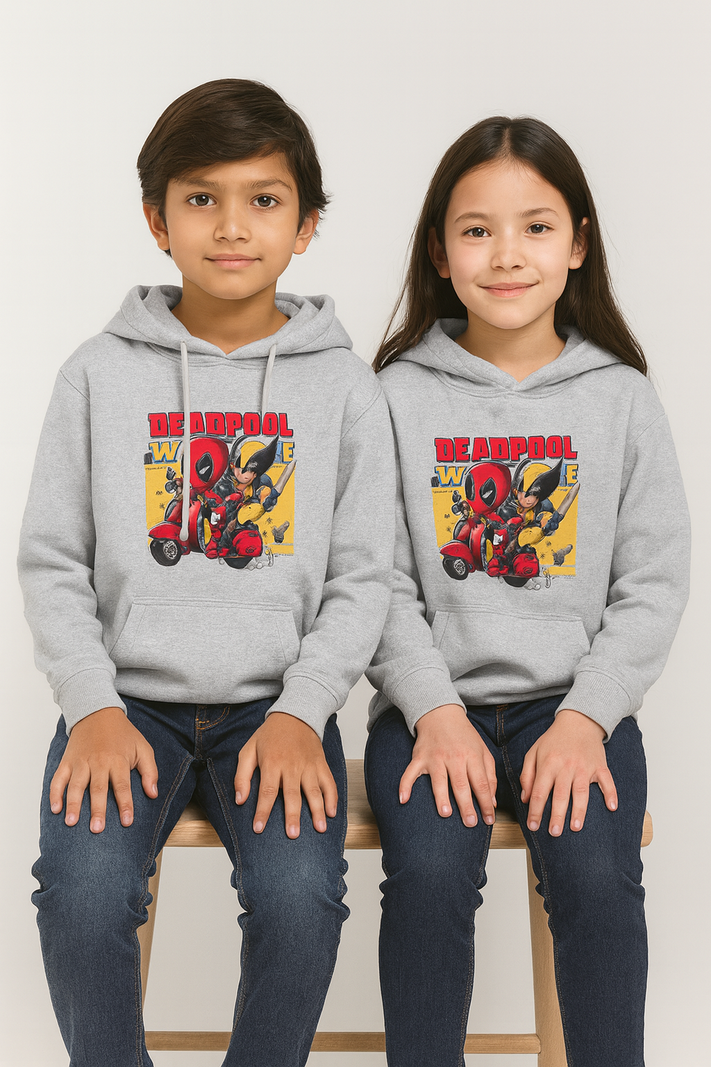 DP & Wolverin - Marvel | Kids Hoodie