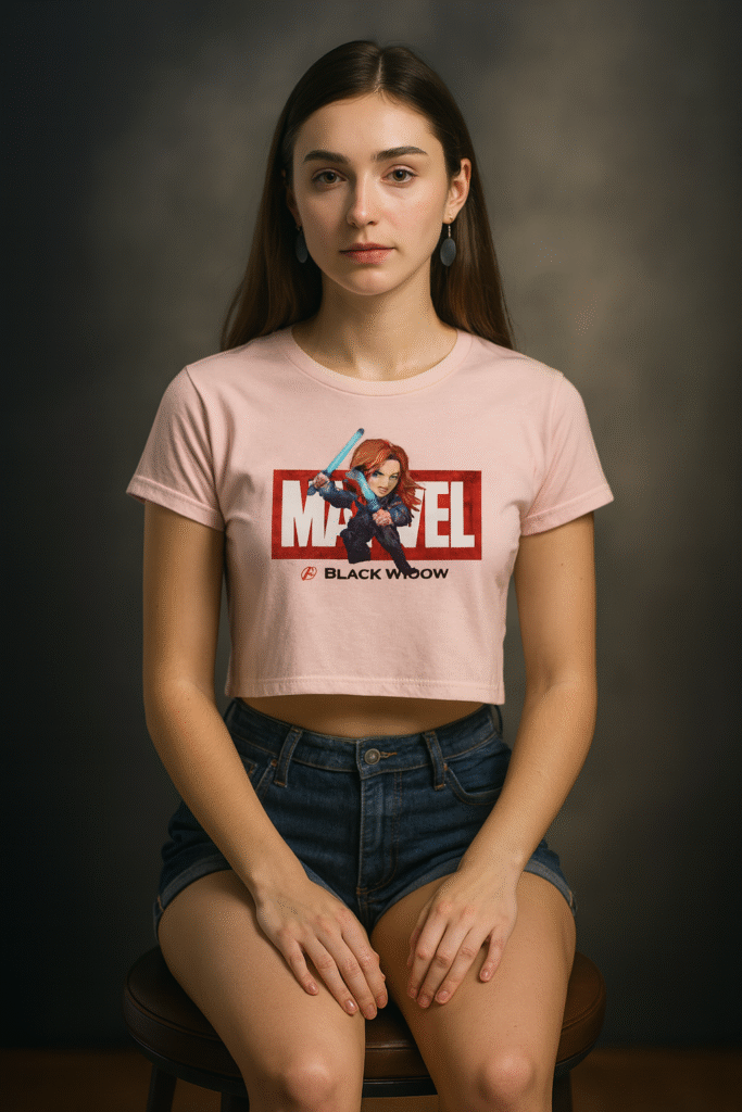 Black Widow - Marvel | Crop Top