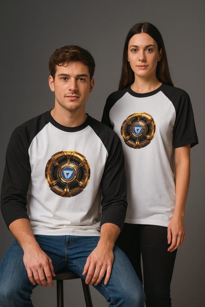 Ironman Heart - Marvel | Unisex Raglan T-Shirt