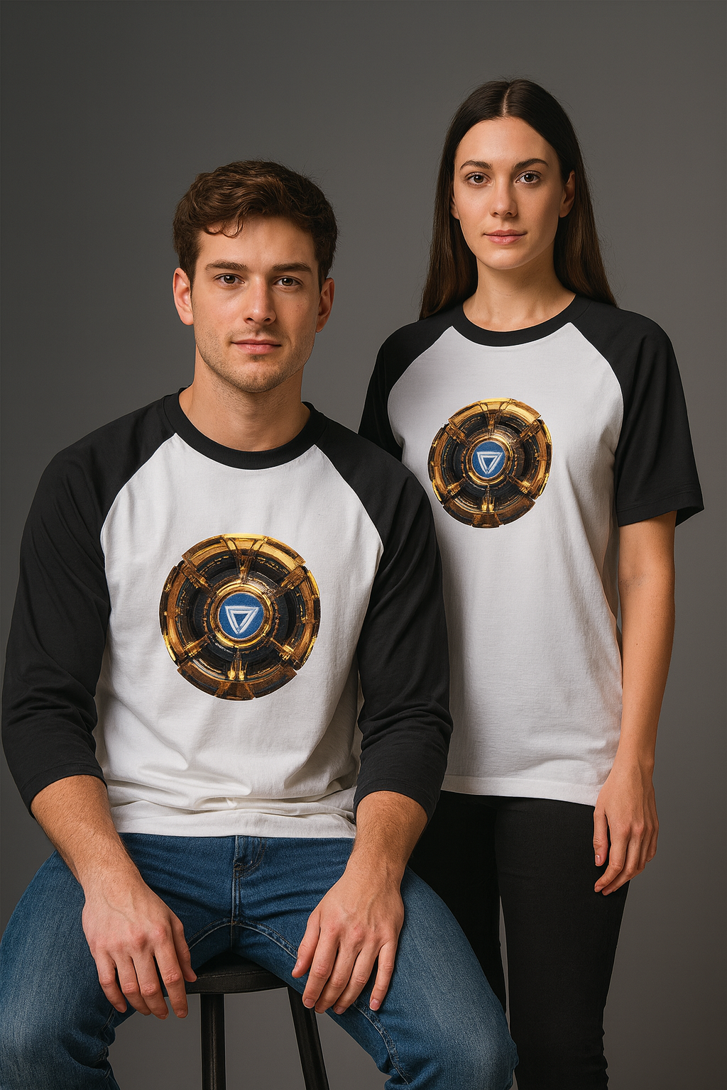 Ironman Heart - Marvel | Unisex Raglan T-Shirt