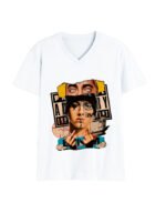Parental Advisory Art | Unisex V Neck T-Shirt - Image 2