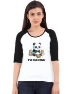 I am Bulking | Women's Raglan T-Shirt - Image 3