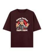 Chin dabak dam dam | Unisex Oversized Classic T-Shirt - Image 5