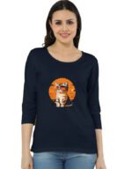 Chill Kitty | Women's Long Sleeve Tee - Image 4