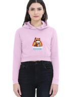 i Hate Everyone | Female Cropped Hoodie - Image 2