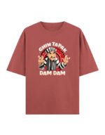 Chin dabak dam dam | Unisex Oversized Classic T-Shirt - Image 2