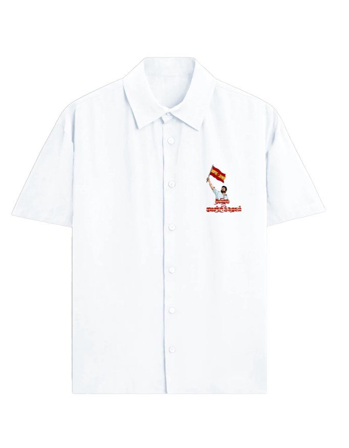 TVK Shirt Left Pocket Print | Unisex Oversized Shirt