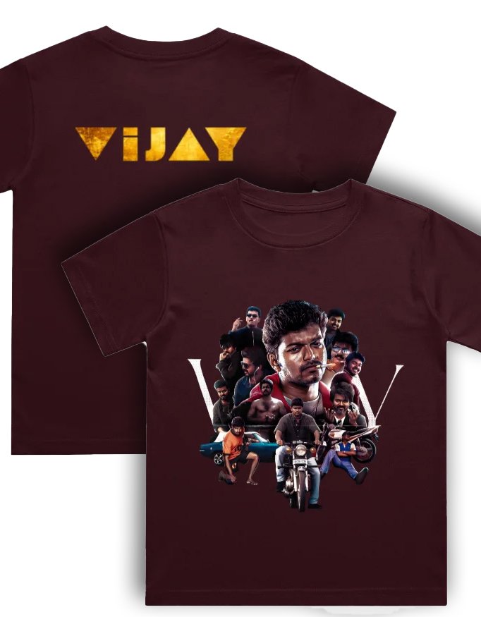 Kutty Fan Boy | Thalapathy Trends | Boy's Crew Neck T-Shirt