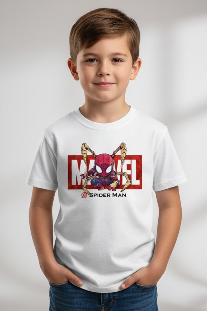 Spiderman Kid - Marvel | Boy's Crew Neck T-Shirt