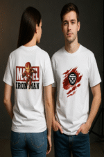 Ironman - Marvel ( Front & Back Print ) | Unisex Stretch T-shirt
