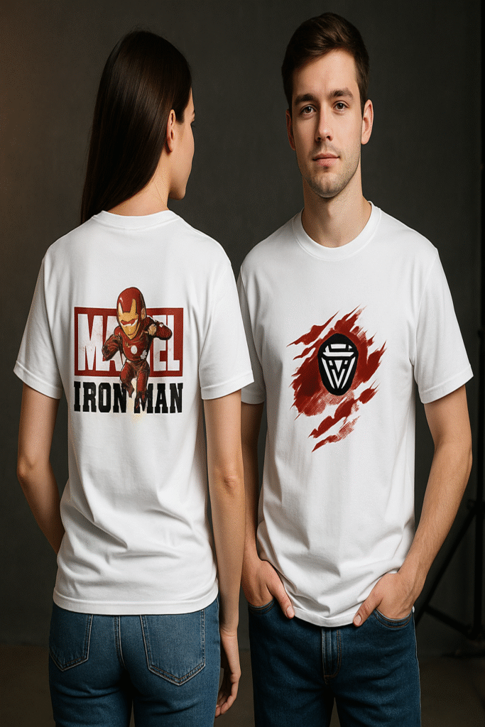 Ironman - Marvel ( Front & Back Print ) | Unisex Stretch T-shirt