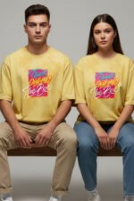 Think Out of the Box - Unisex Tie Dye Oversized T-Shirt