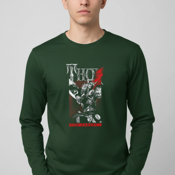 Thor 02- Marvel | Men's Full Sleeve T-Shirt