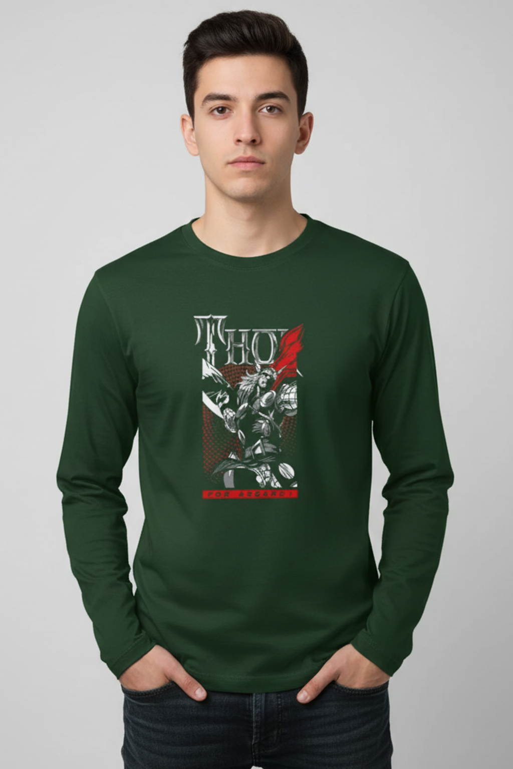 Thor 02- Marvel | Men's Full Sleeve T-Shirt