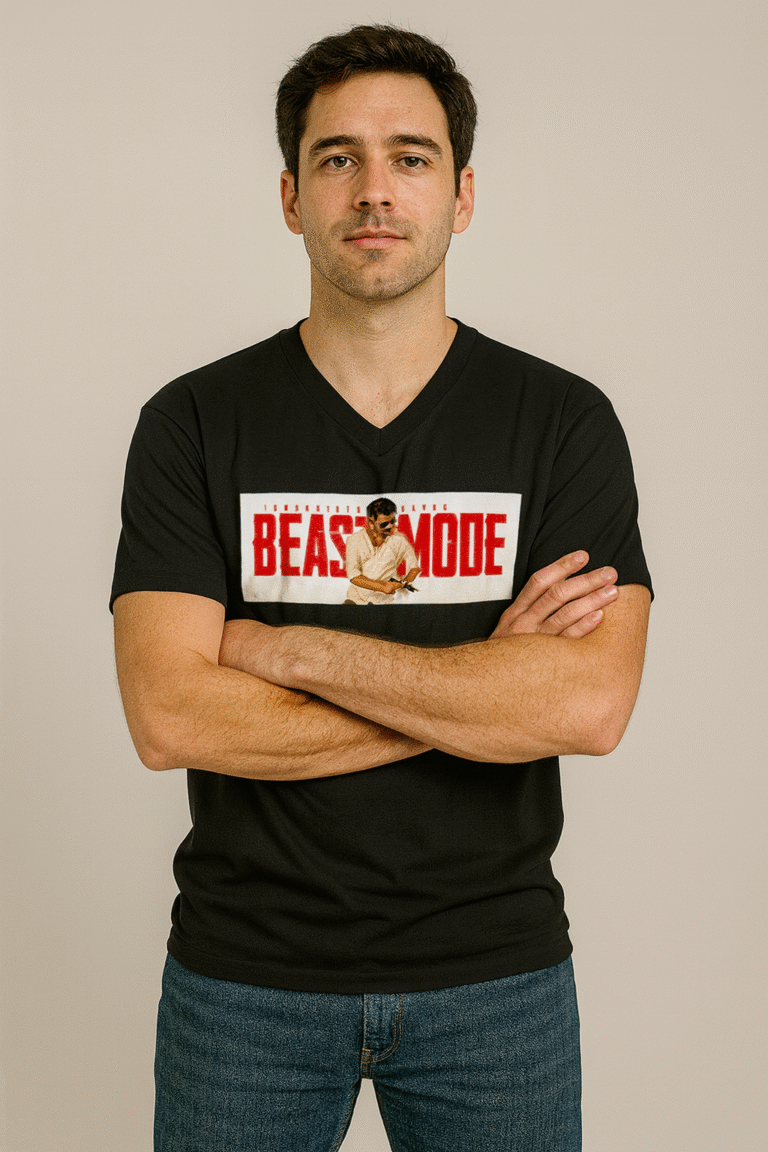 Beast Mode | Thalapathy Trends | Unisex V Neck T-Shirt