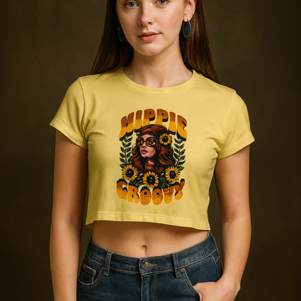 Hippie Sunflower | Crop Top