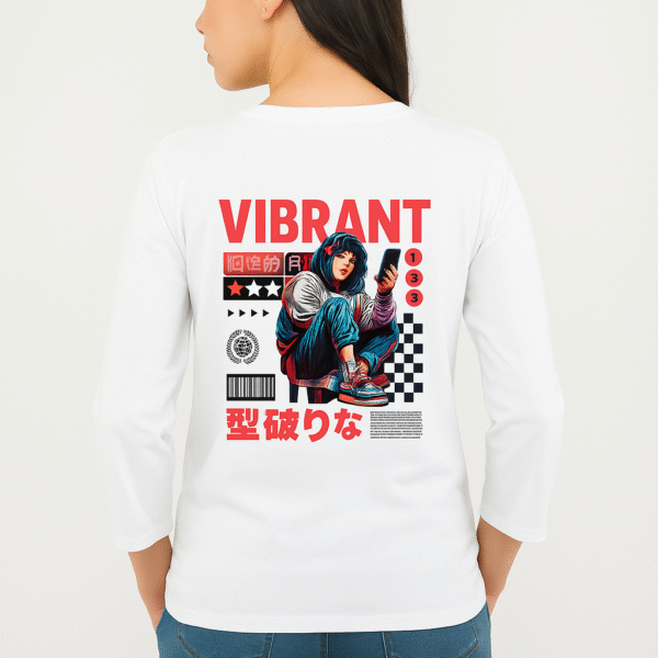 Vibrant Girl | Women's Long Sleeve Tee