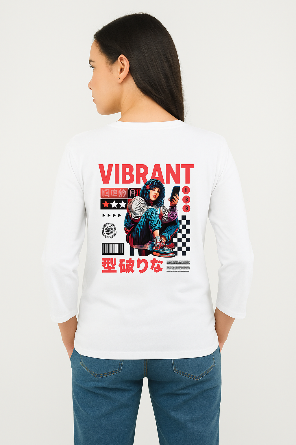 Vibrant Girl | Women's Long Sleeve Tee