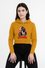 Classic Rider | Female Cropped Hoodie