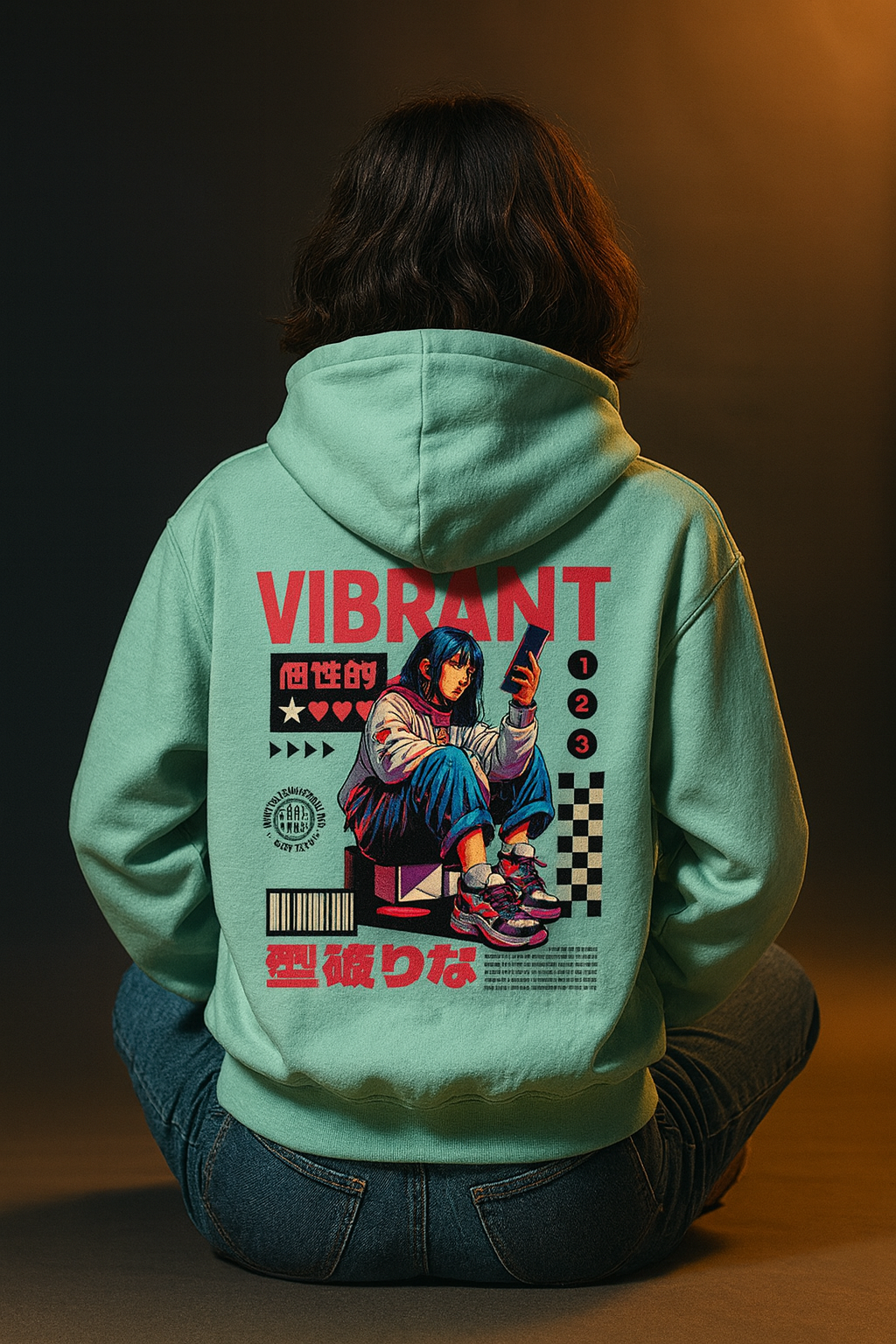 Vibrant Girl | Unisex Hoodie