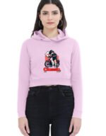 Classic Rider | Female Cropped Hoodie - Image 2