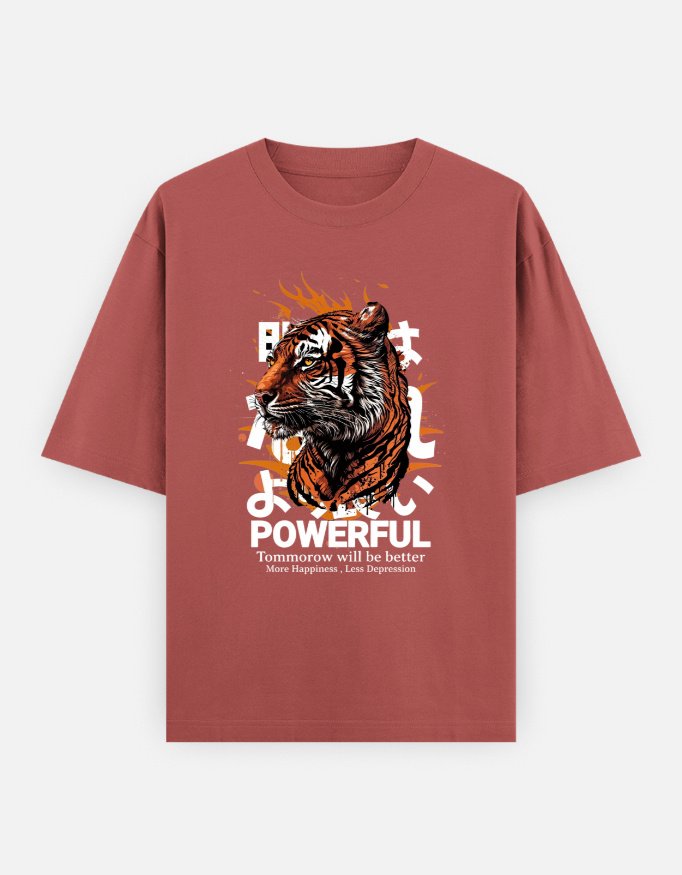 Powerful Beast | Unisex Oversized Classic T-Shirt