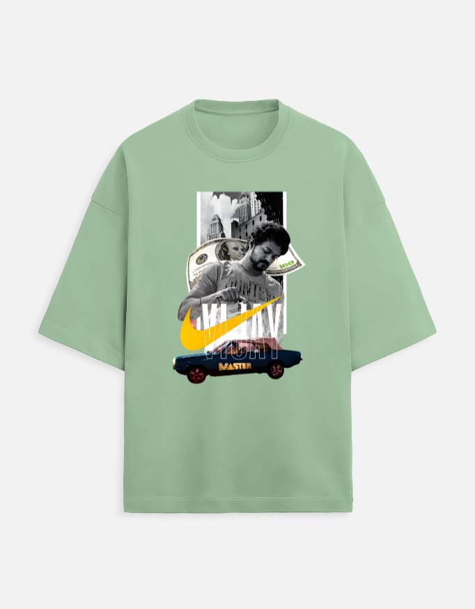 Master Era | Thalapathy Trends | Unisex Terry Oversized Tee