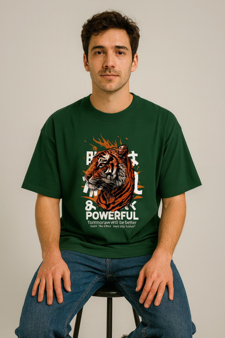 Powerful Beast | Unisex Oversized Classic T-Shirt